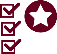 A clipboard showing a to-do list with a star because our service is excellent